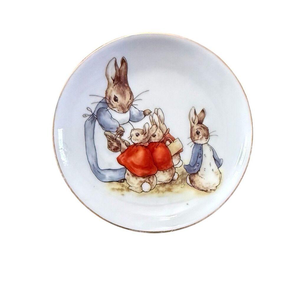 3.75 in Replacement Plate For World of Beatrix Potter Tea Set | Reuter Germany